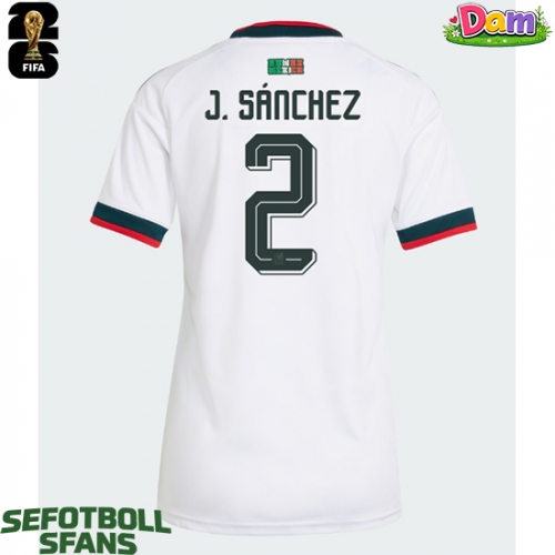 Mexiko Jorge Sanchez #2 Bortatröja Kvinnor VM 2026 Kortärmad
